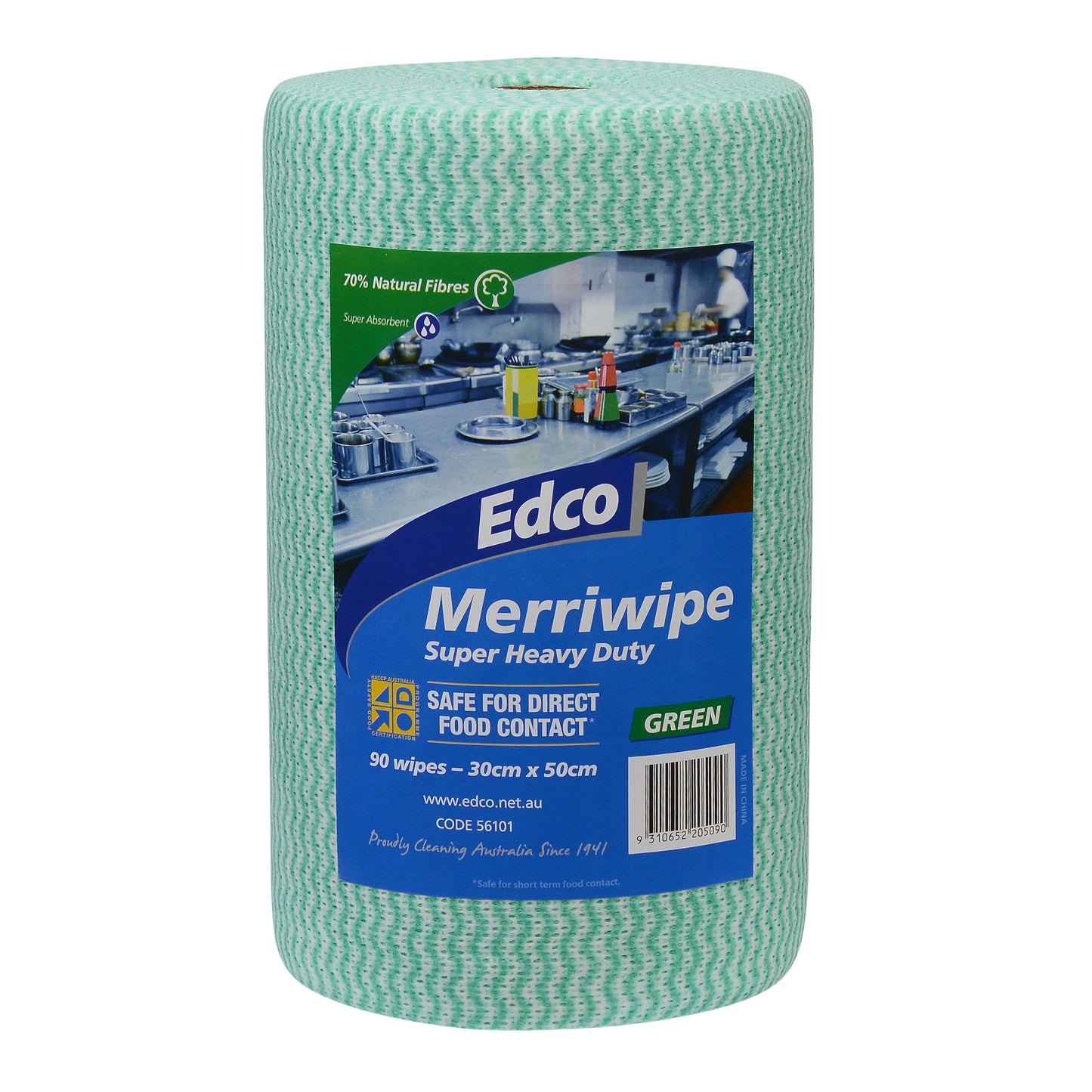 Edco Merriwipes Green Super Heavy Duty Wipes 30x50cm
