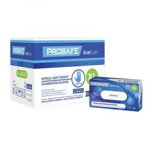Prosafe Xcel Lite Premium Nitrile Blue