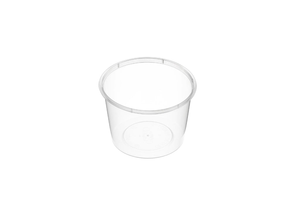 Genfac 600ml Round Base Containers
