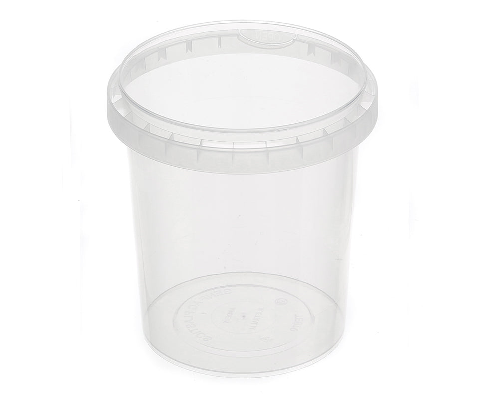 Genfac Round 870ml (118mm) Tamper Evident Containers