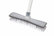 Edco Pinnacle Deck Scrub 26cm Broom Head and handle (for heavy duty scrubbing) with handle