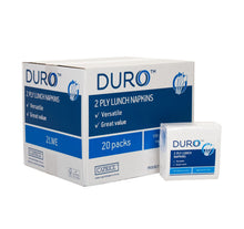 Caprice Duro 2 Ply White Luncheon 1/4 Quarter Fold 30x30cm Napkins