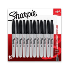 Sharpie Fine Point Black Permanent (Water-resistant & Fade-resistant) Marker 12/PKT
