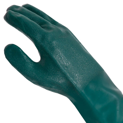 Green PVC Heavy Duty Double Dipped Interlock Lined