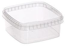 Genfac Square 500ml (128mm) Tamper Evident Containers