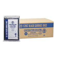 120 Litre Black Heavy Duty Contractor Bin Liners