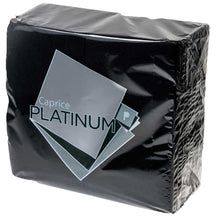 Platinum Black GT Fold Quilted Dinner Napkins