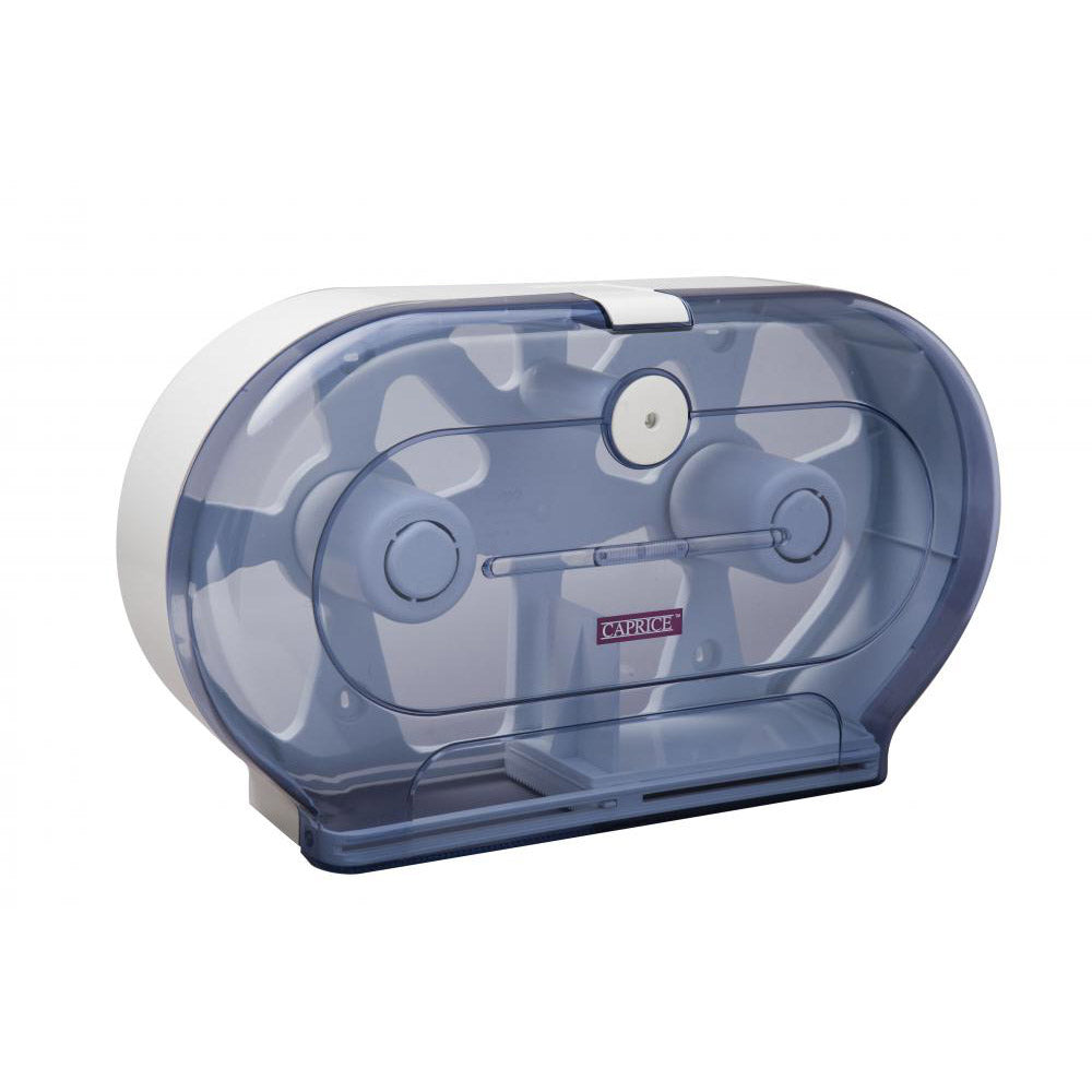 Twin Jumbo Toilet Paper Wall-Mounted Plastic Dispenser