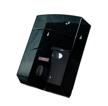 Black Interleaved Hand Towel Wall Mounted Plastic Dispenser
