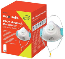 Maxisafe Type P2V Moulded Respirators Active Carbon Filter