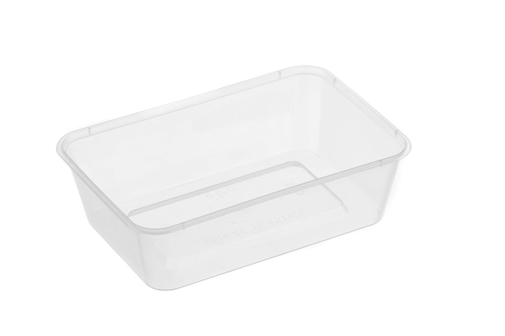 Genfac G650ml Rectangular Base Containers