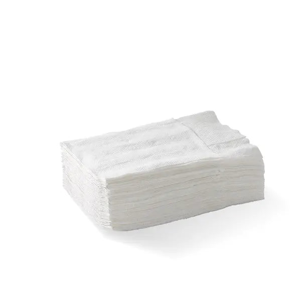 BioNapkin 1 Ply White D-Fold Compact Dispenser Napkins